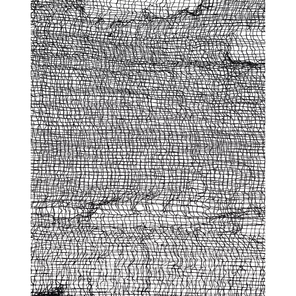 9.5 Ft Black Loose Weave Fabric