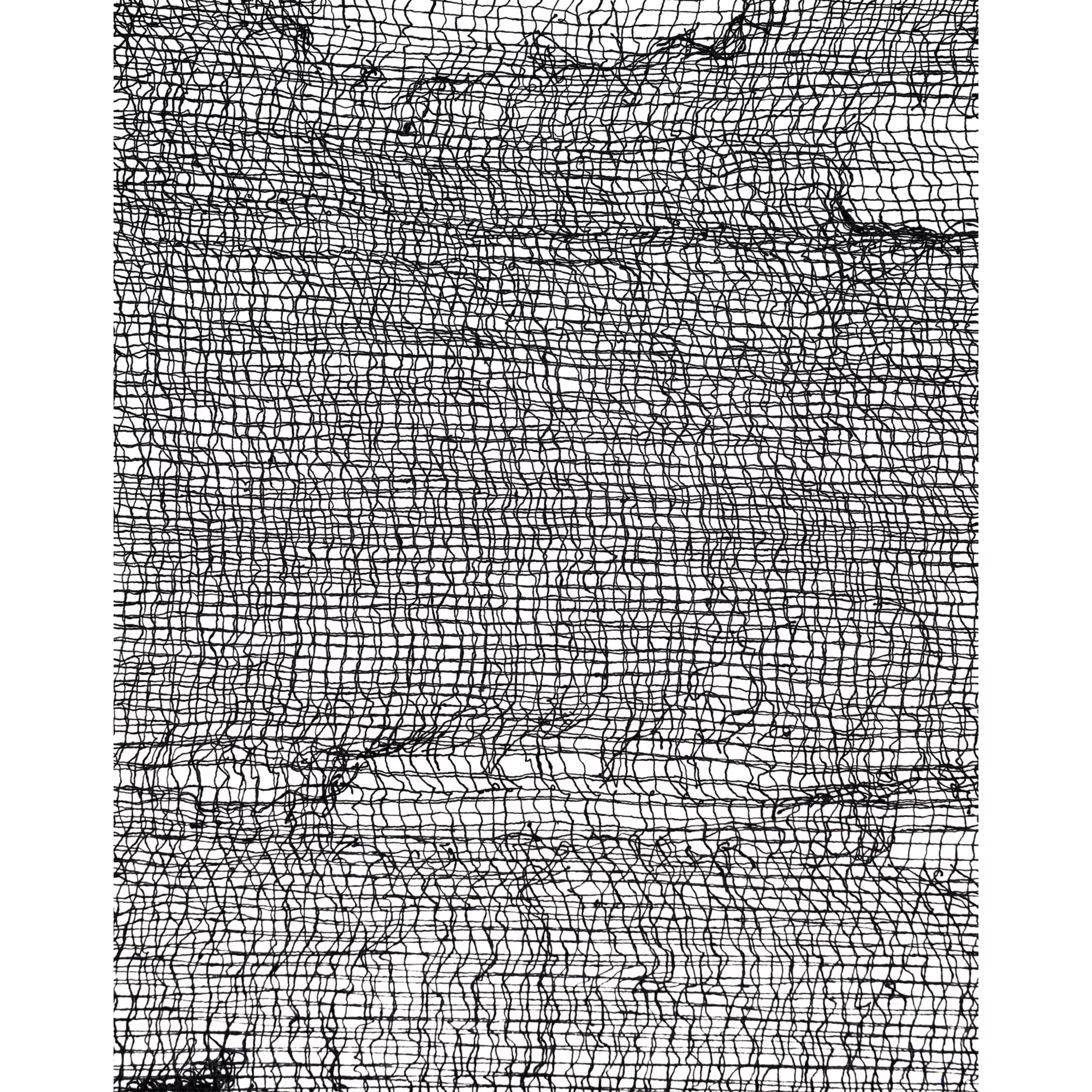 9.5 Ft Black Loose Weave Fabric