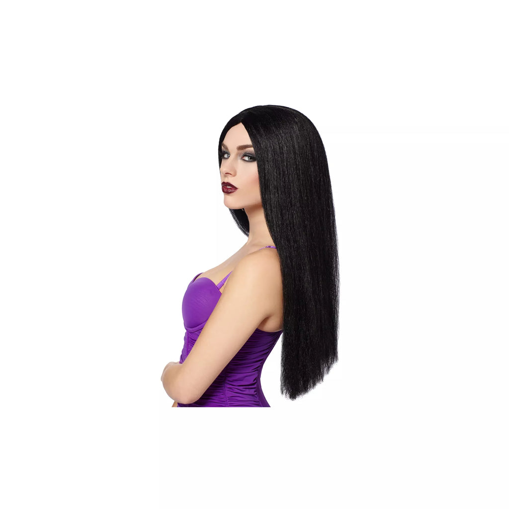 Long Black Witch Wig