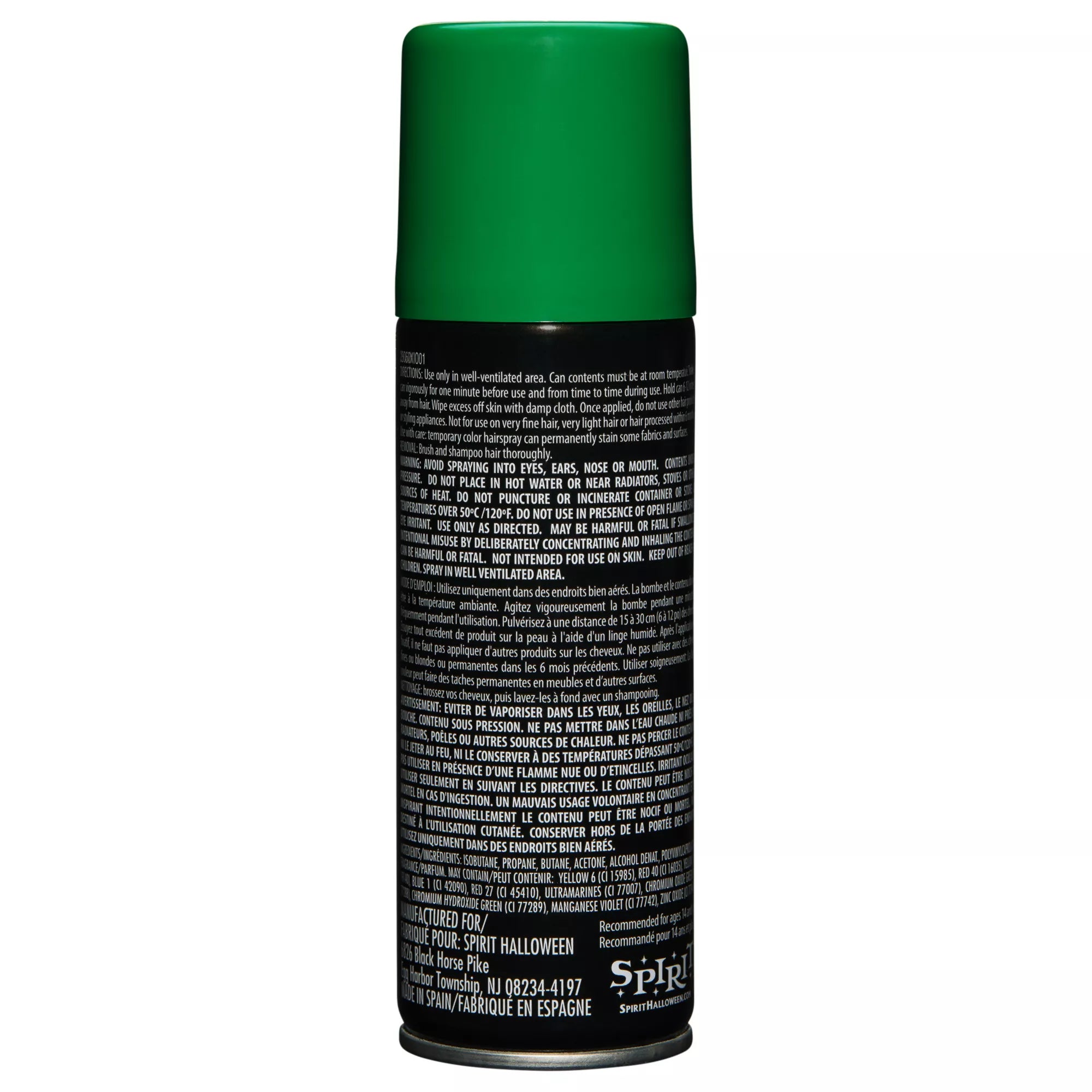 Green Hairspray