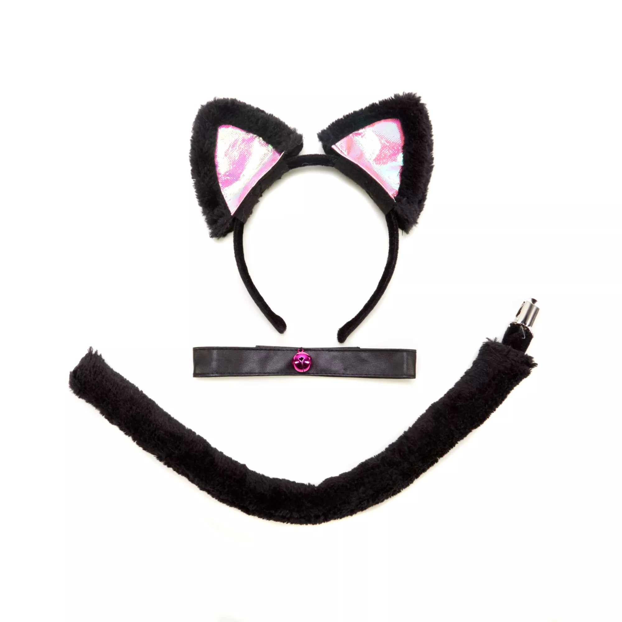 Black and Pink Cat Costume Kit
