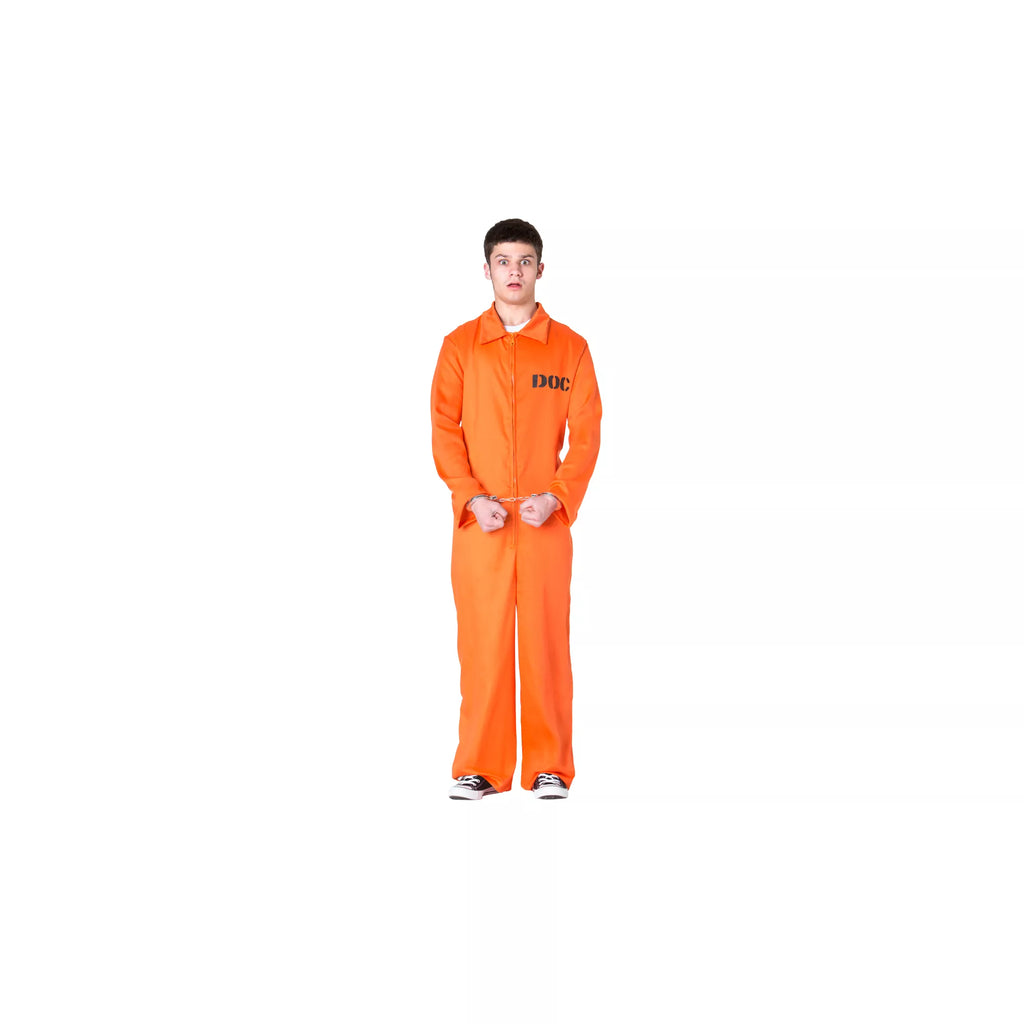 Adult Department of Corrections Prisoner One Piece Costume