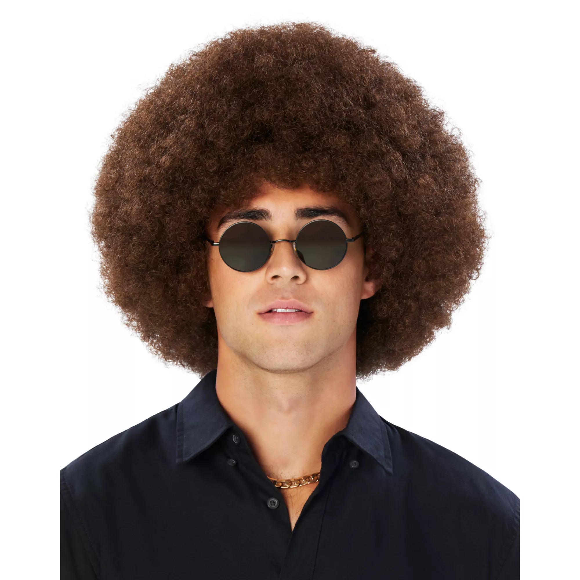 Brown Curly Wig
