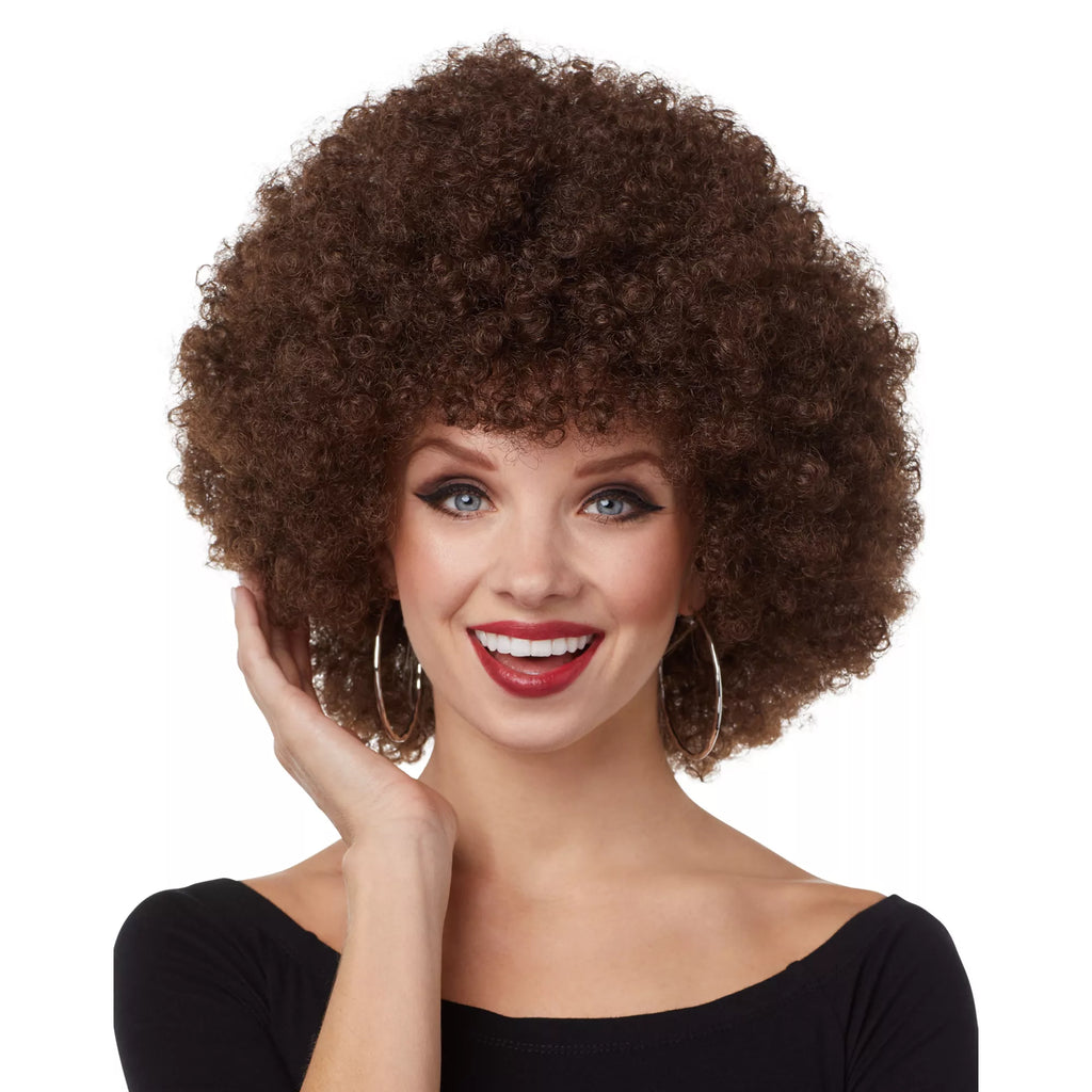 Brown Curly Wig