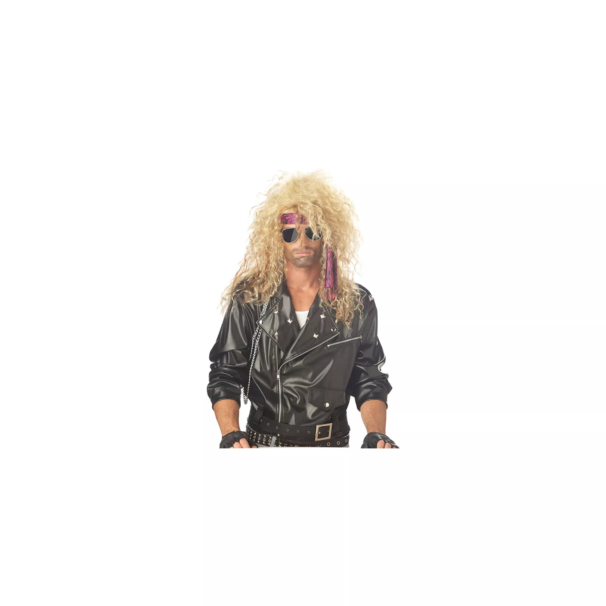 Heavy Metal Rocker Blonde Wig