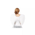 White Faux Feather Wings