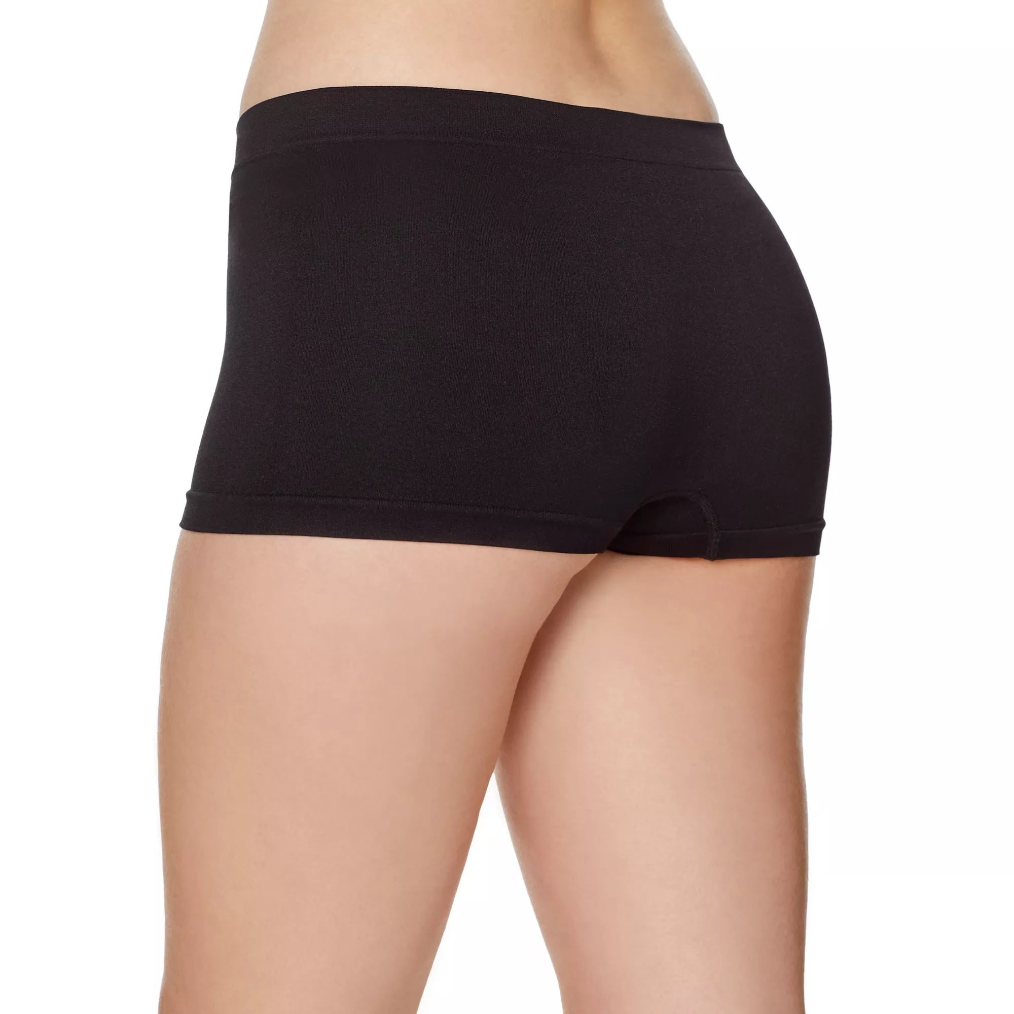 Seamless Boyshort Panties - Black