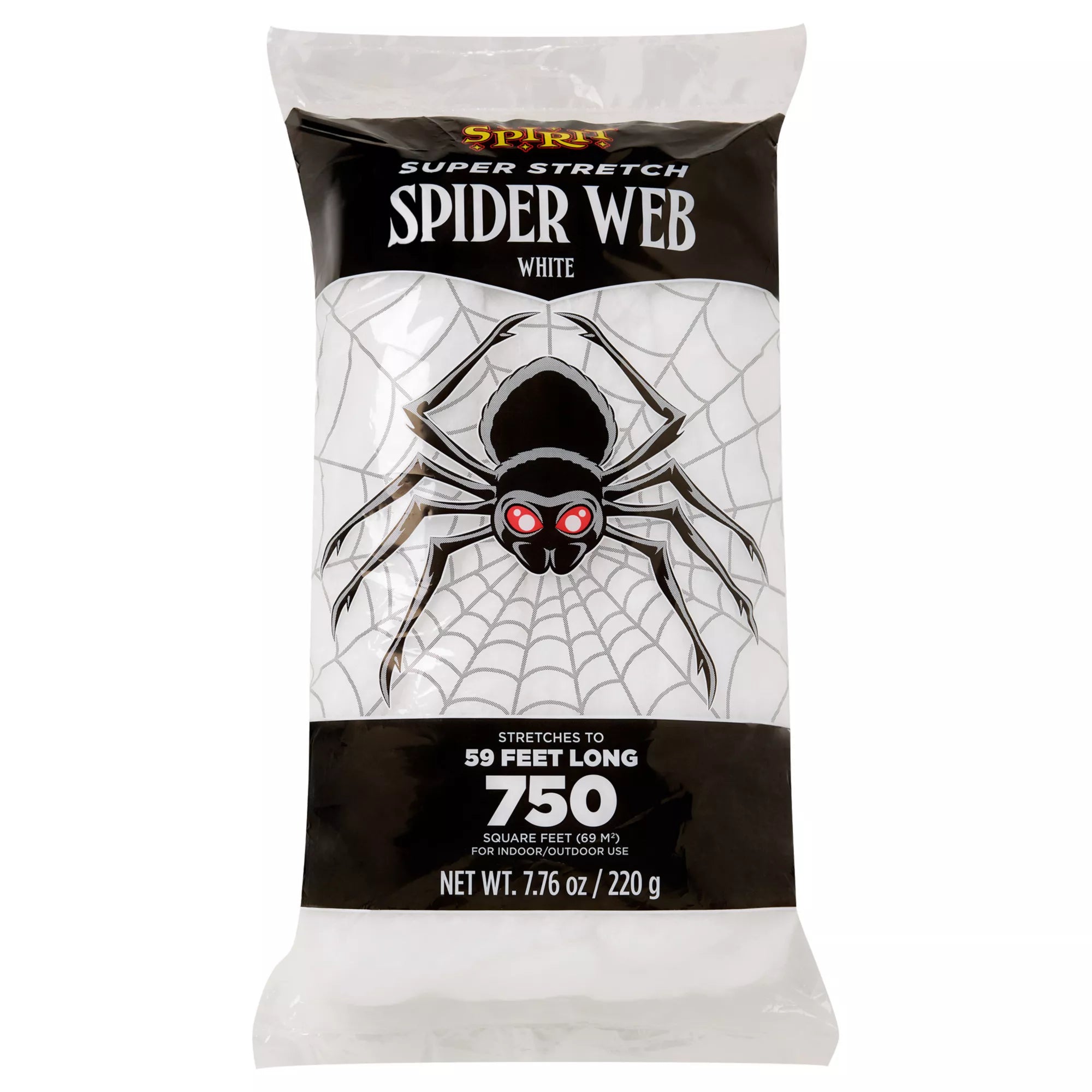 Superstretch Jumbo Bag Spider Web Decoration