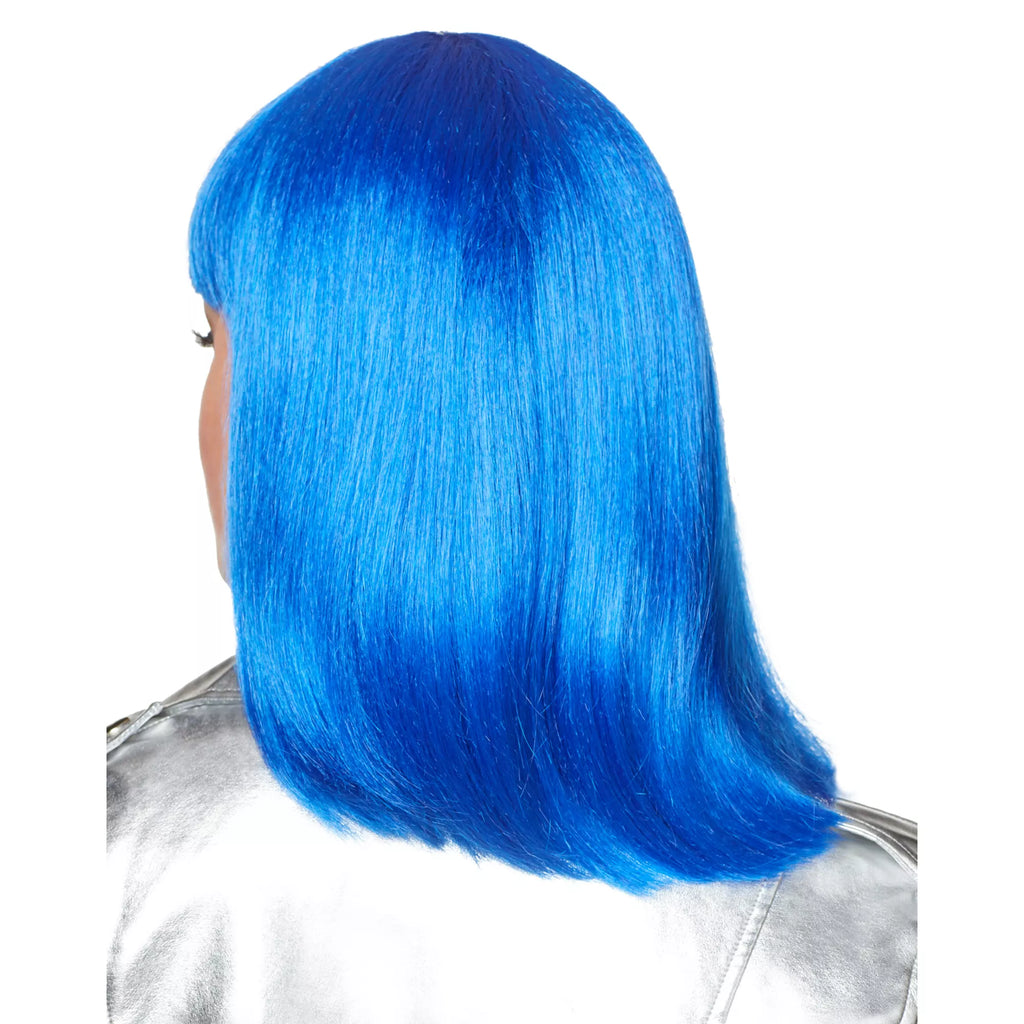 Dark Blue Pageboy Wig