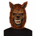 Animotion Brown Werewolf Full Mask