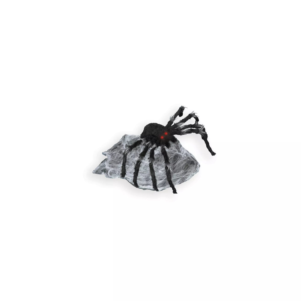21 In LED Black Jumping Spider Animatronic