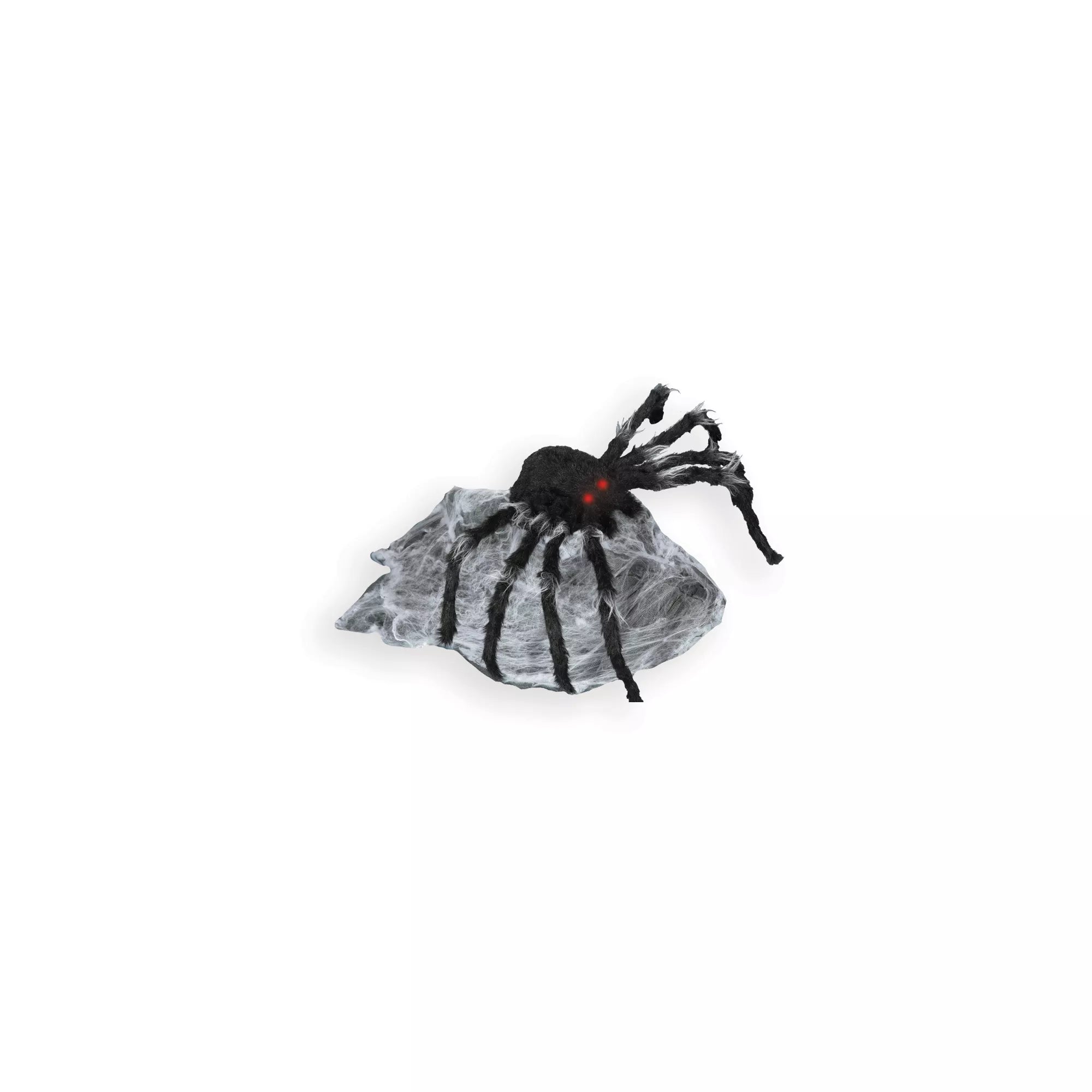 21 In LED Black Jumping Spider Animatronic