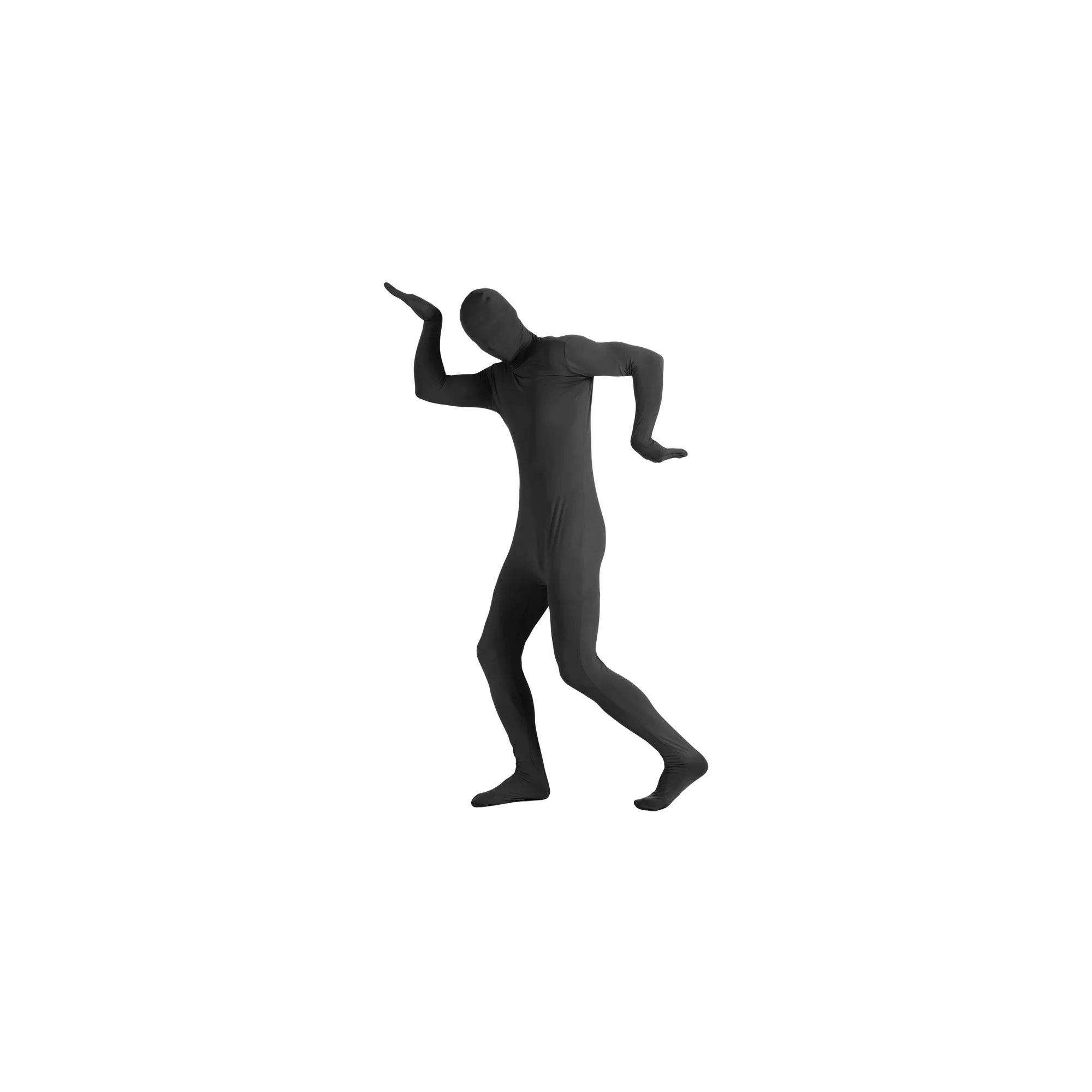 Adult Super Skins Black Zentai Skin Suit Costume