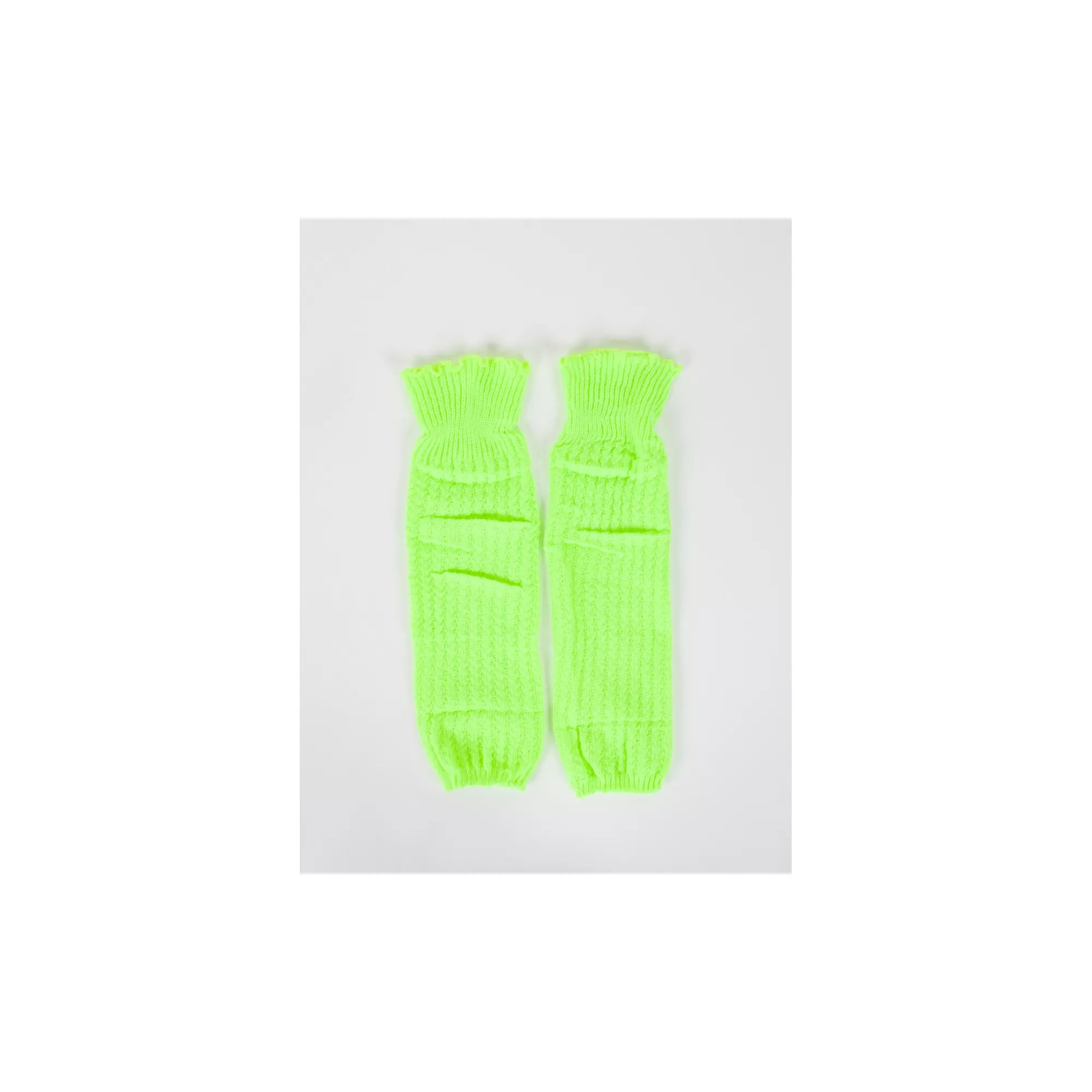 Neon Green Leg Warmers