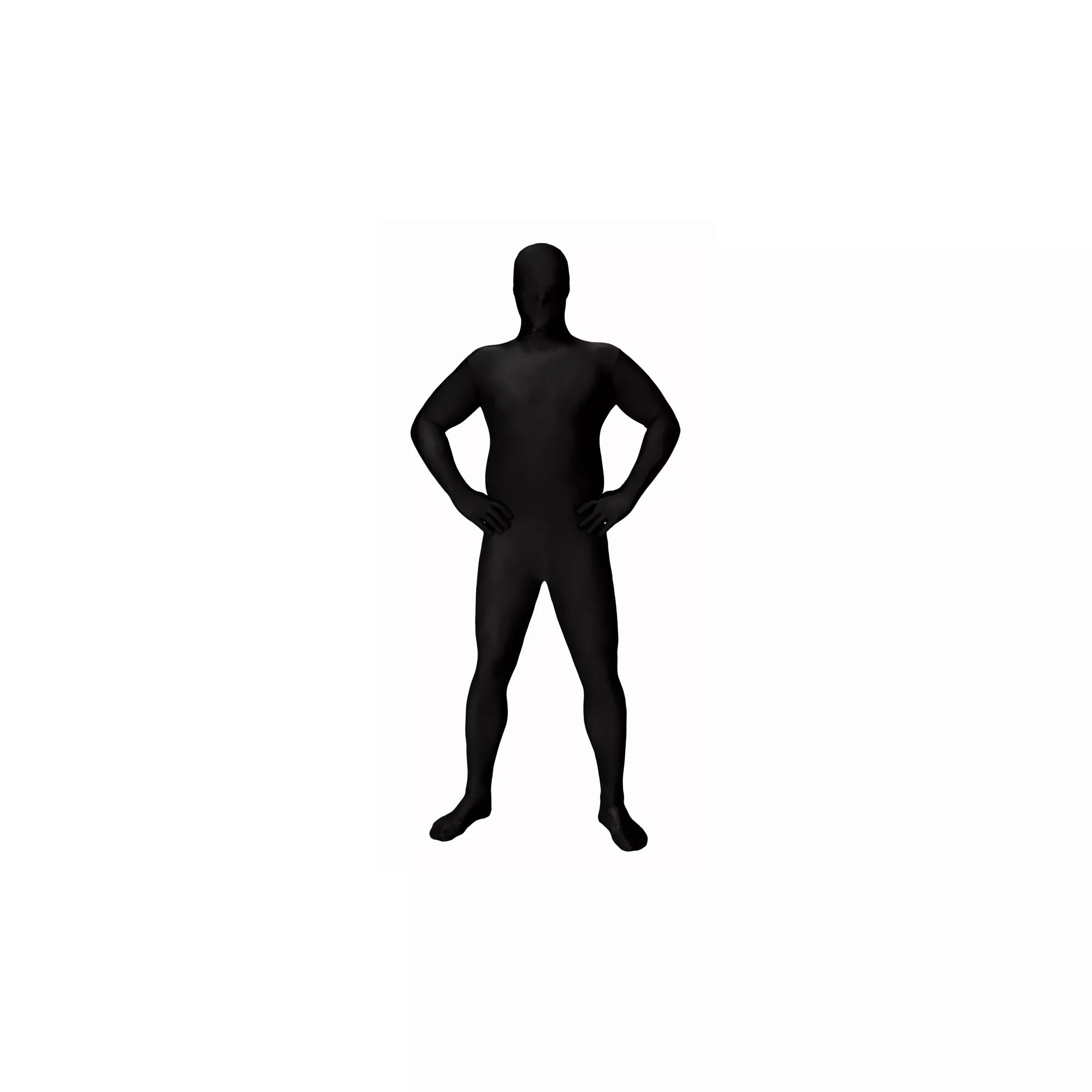 Adult Super Skins Black Zentai Skin Suit Costume