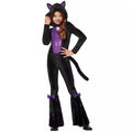 Kids Black Cat One Piece Costume