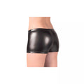 Metallic Boyshort Panties - Black