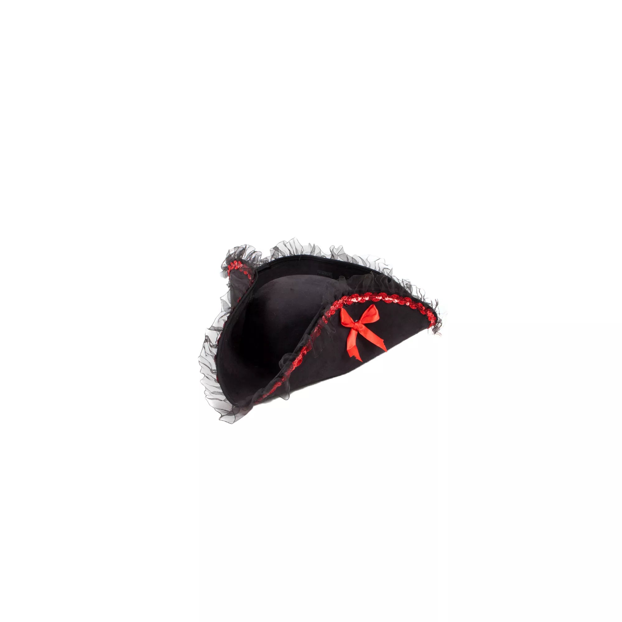 Black and Red Pirate Hat