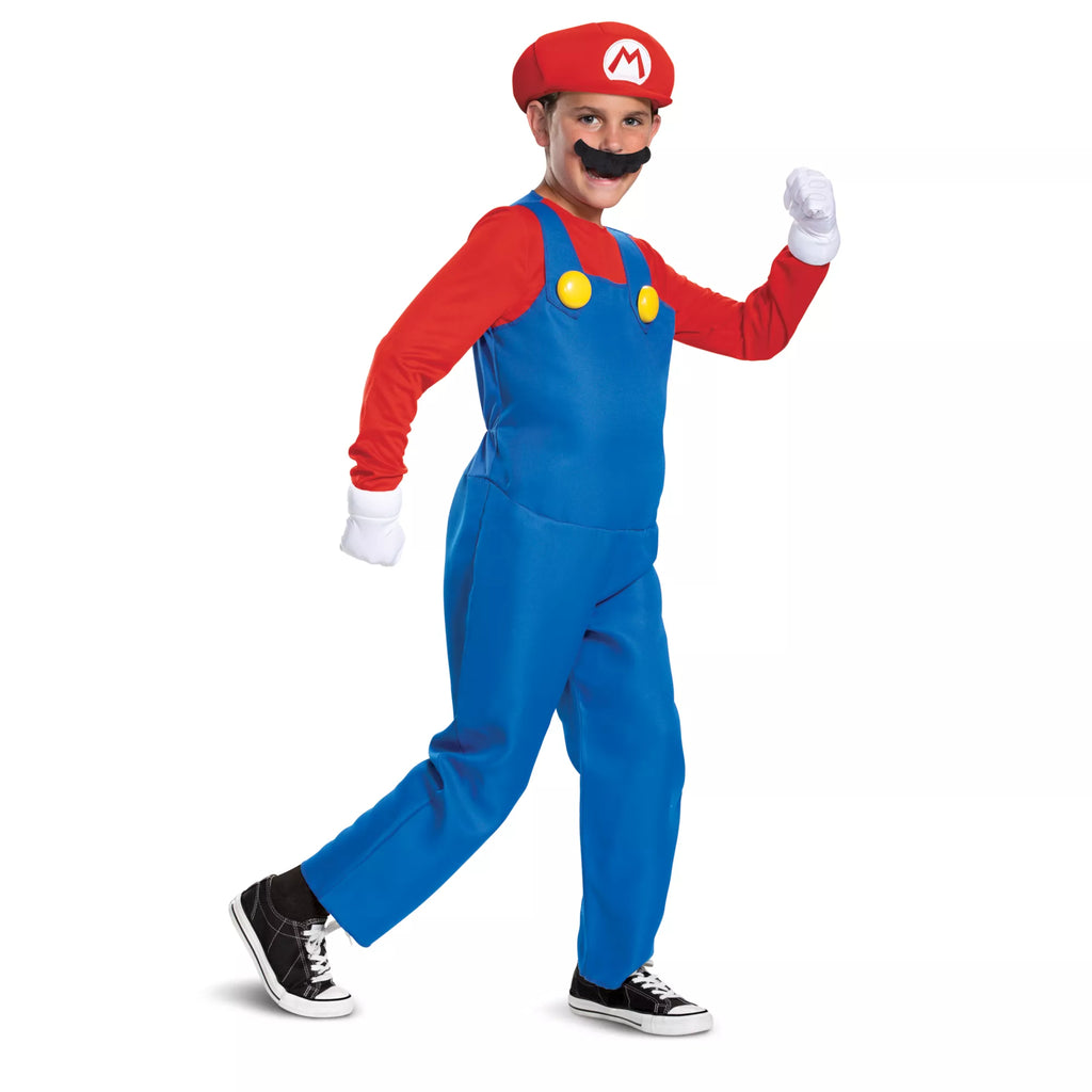 Kids Mario Costume Deluxe- Mario Bros.