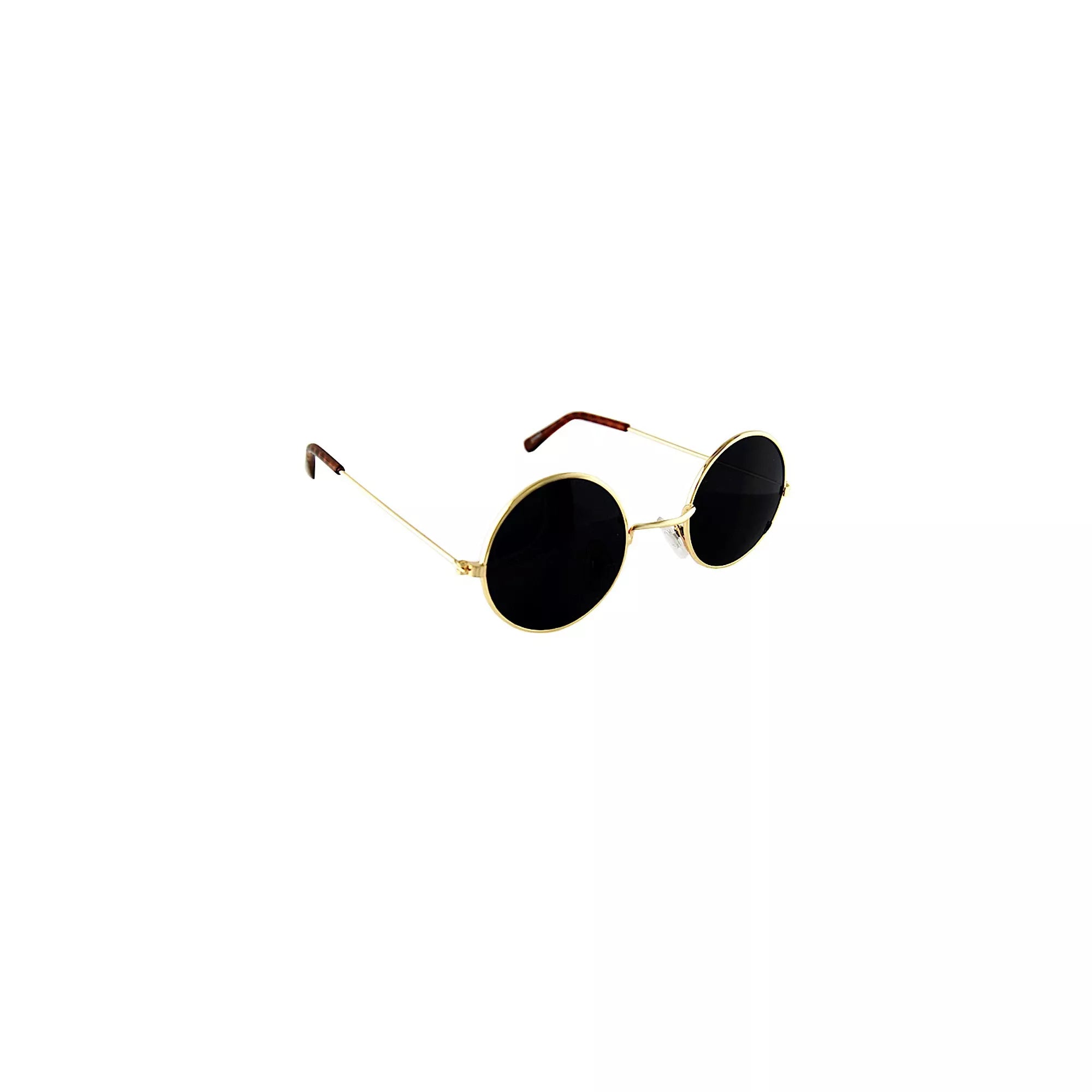 Gold Round Sunglasses