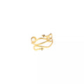 Goldtone Snake Cuff Bracelet