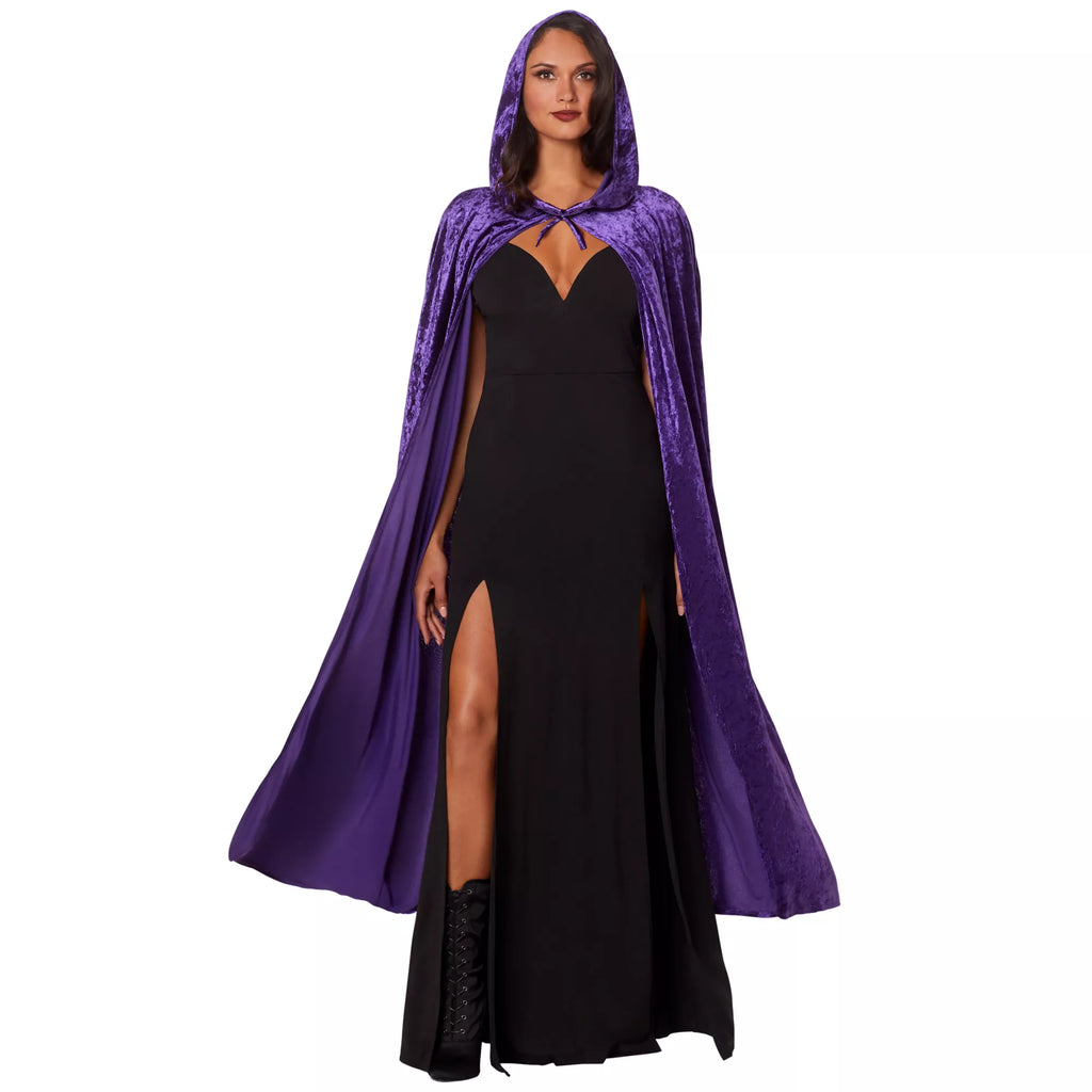 Purple Crush Velvet Cape