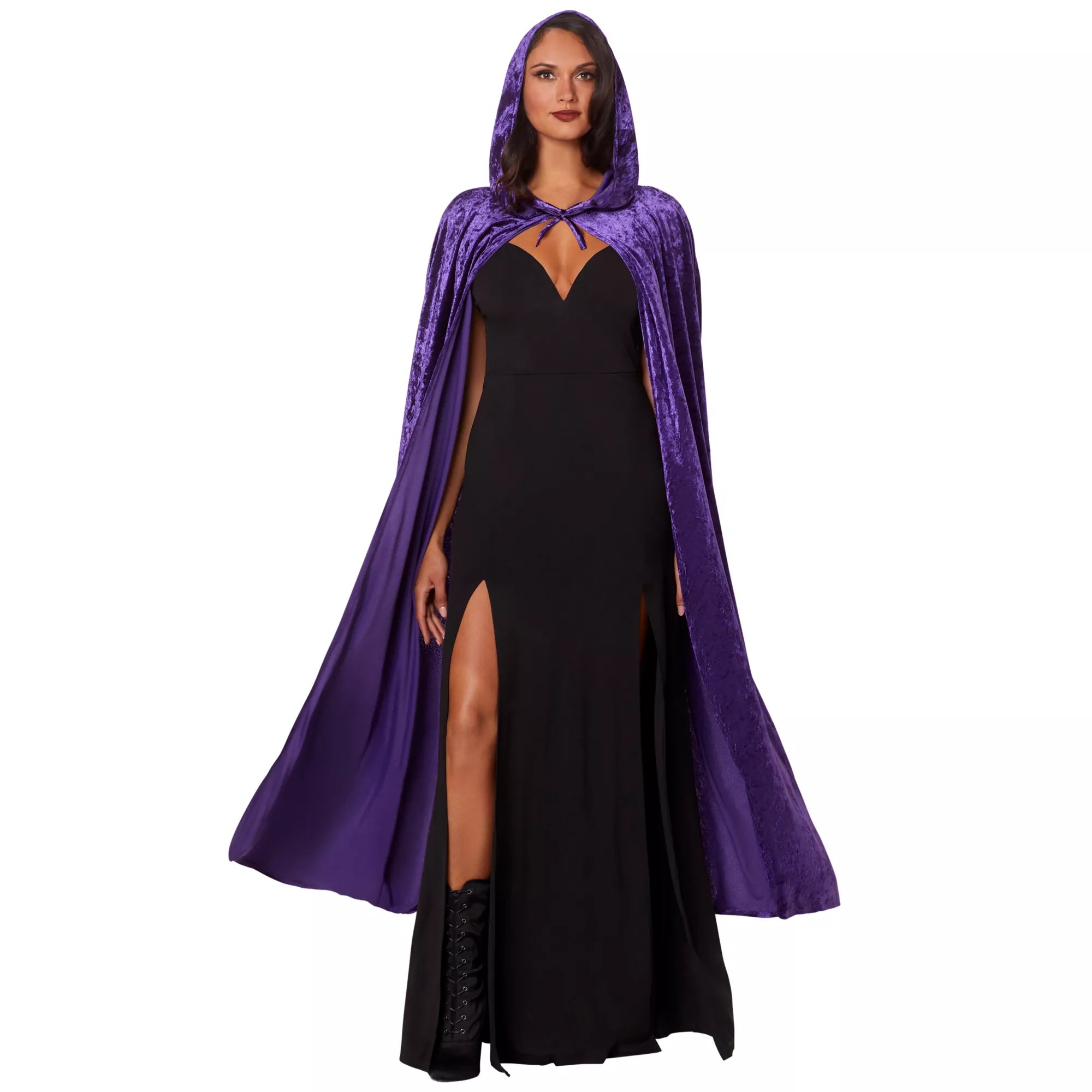 Purple Crush Velvet Cape