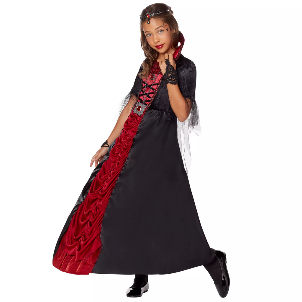 Kids Royal Vampiress Dress Costume