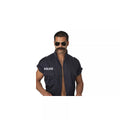 Brown Handlebar Mustache