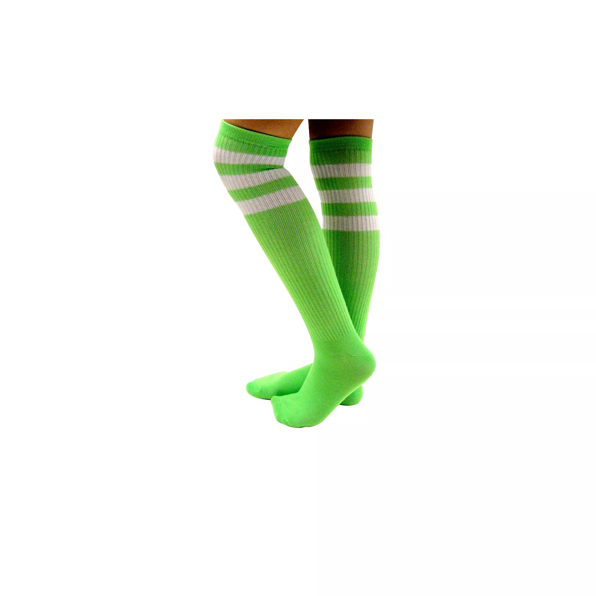 Colored Striped Knee High Socks