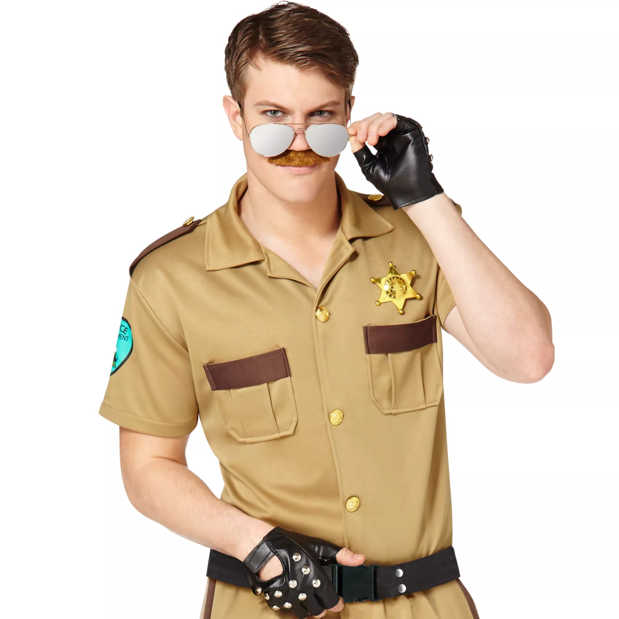 Adult Sergeant Short Pants Cop Costume