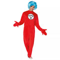Adult Thing 1 and 2 One Piece Costume - Dr. Seuss