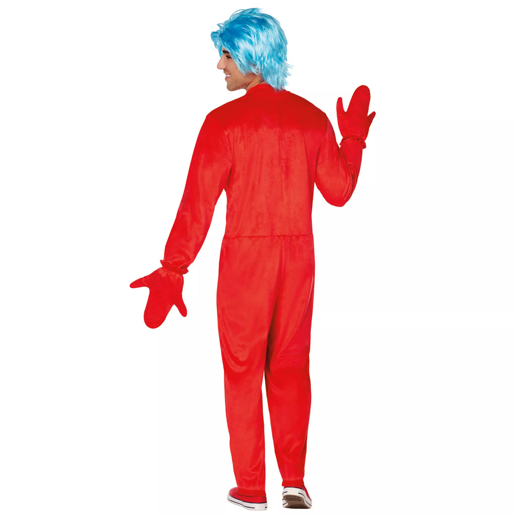 Adult Thing 1 and 2 One Piece Costume - Dr. Seuss