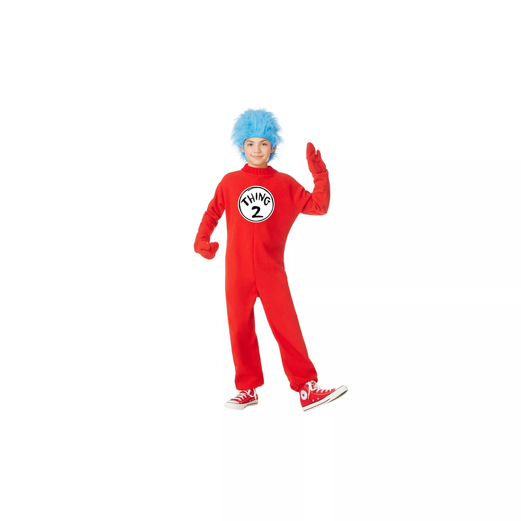 Kids  Thing 1 and Thing 2 One Piece Costume -  Dr. Seuss
