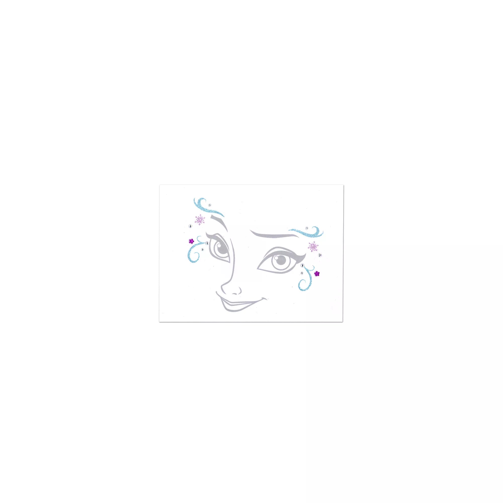 Elsa Face and Hand Decal - Frozen