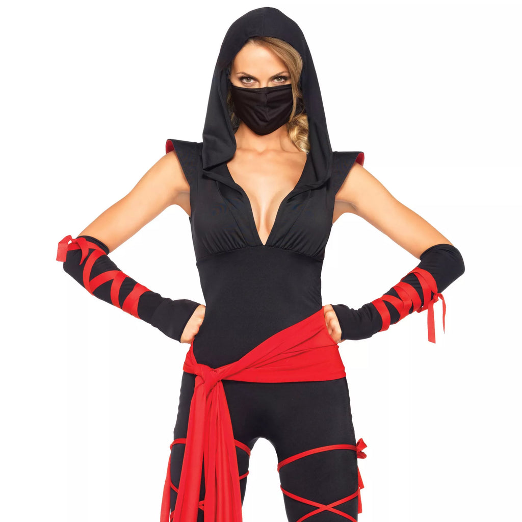 Adult Deadly Ninja Jumpsuit Costume