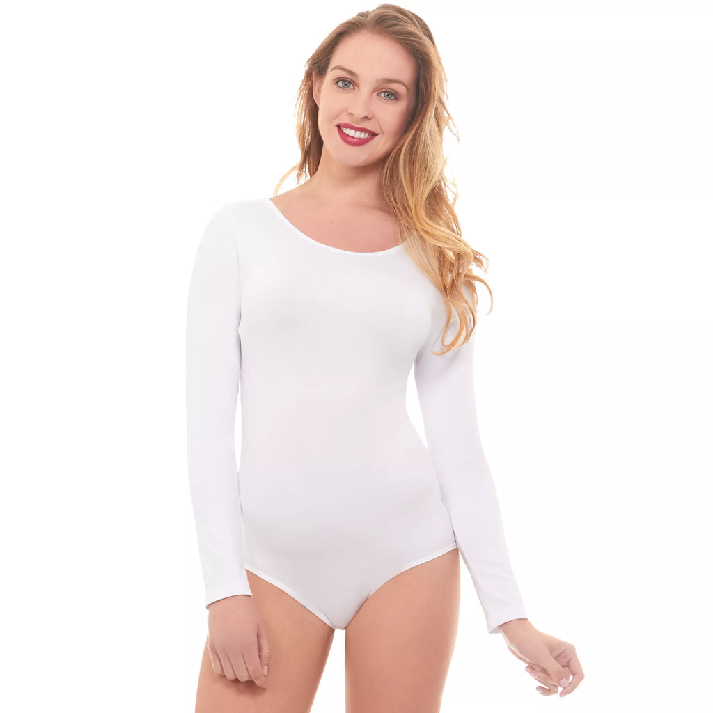 Long Sleeve White Bodysuit