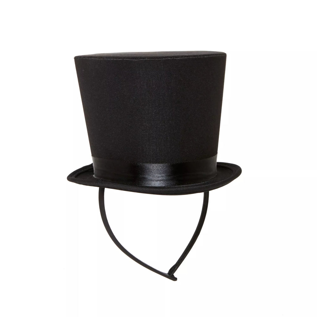 Black Mini Top Hat Fascinator