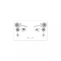 Kids Witch Face Tattoo Decal