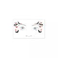 Kids Vampire Face Tattoo Decal