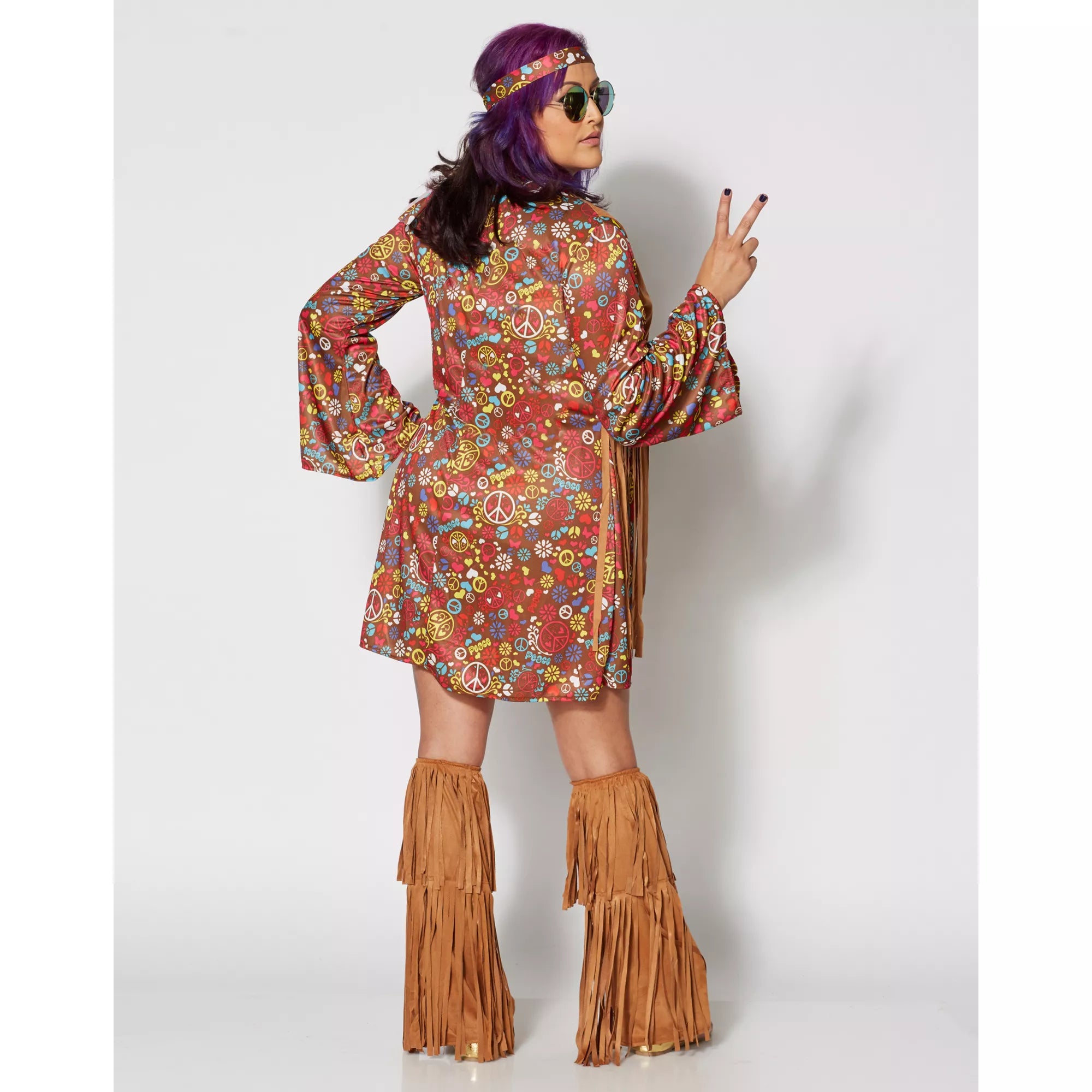 Adult Peace and Love Hippie Costume