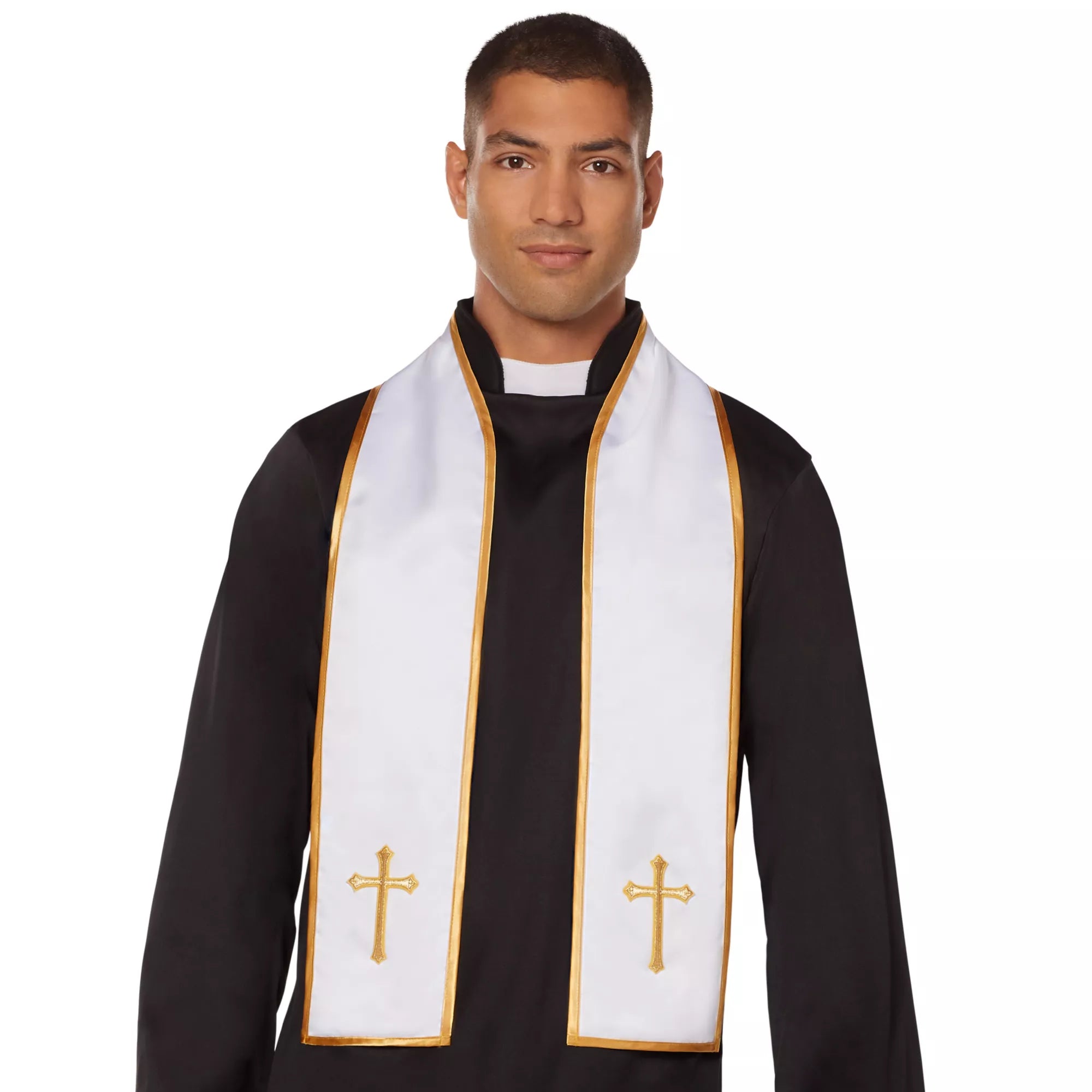 Gold Cross Scarf