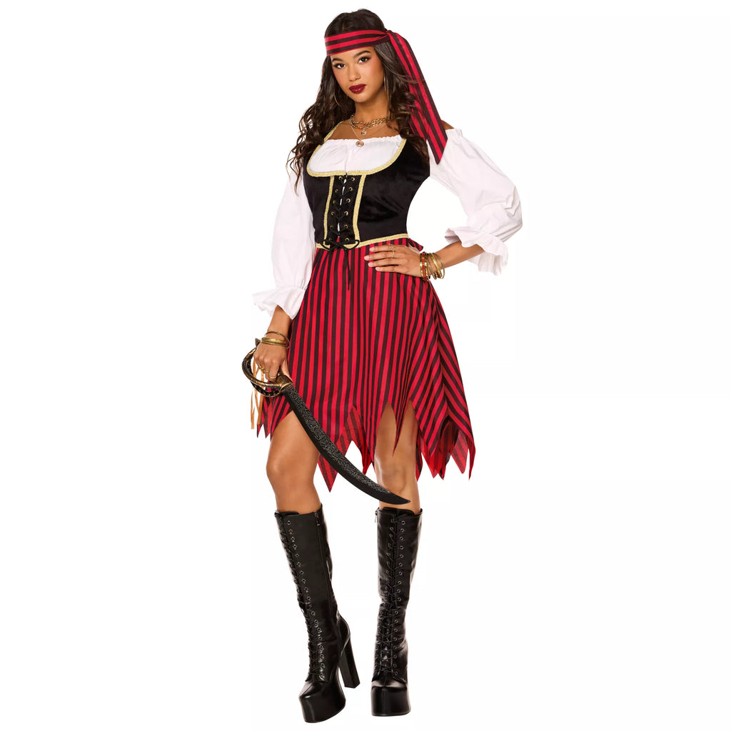 Adult Buccaneer Beauty Pirate Costume