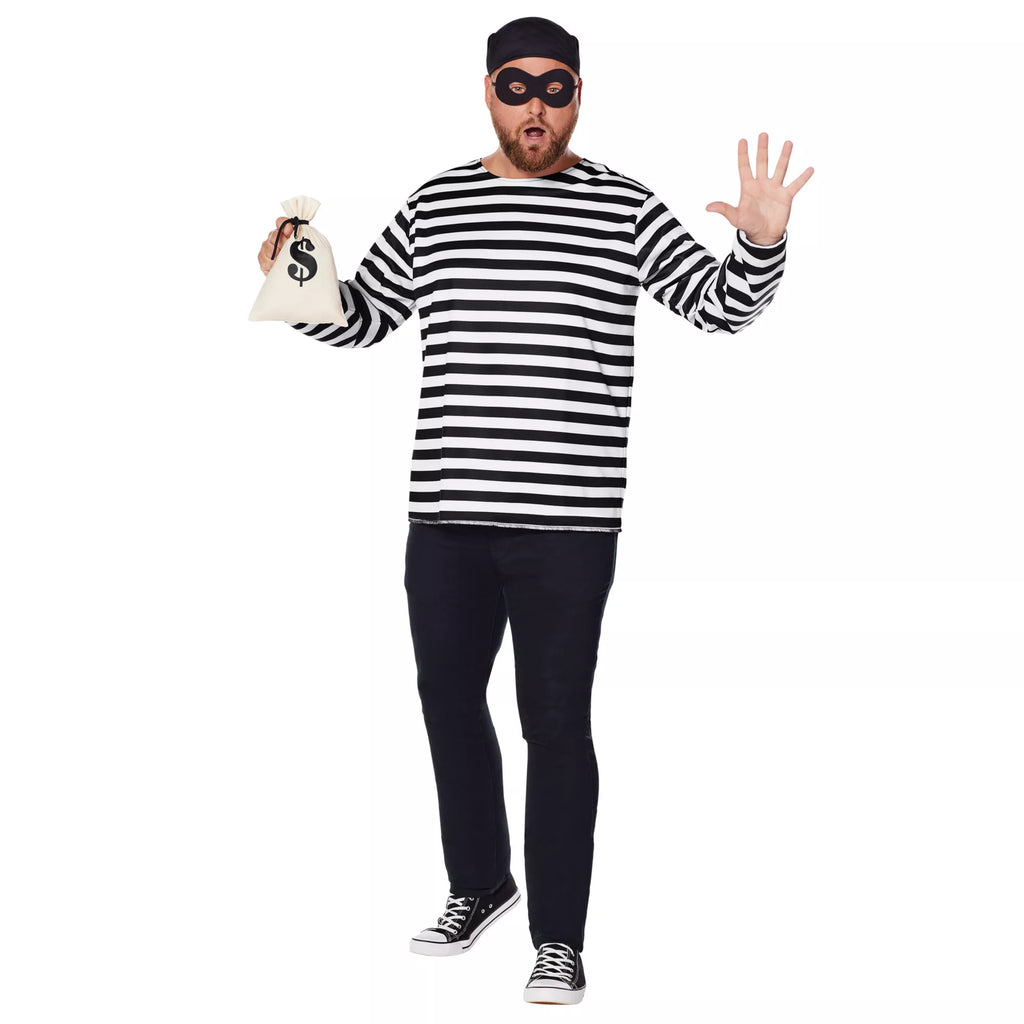 Adult Burglar Plus Size Costume