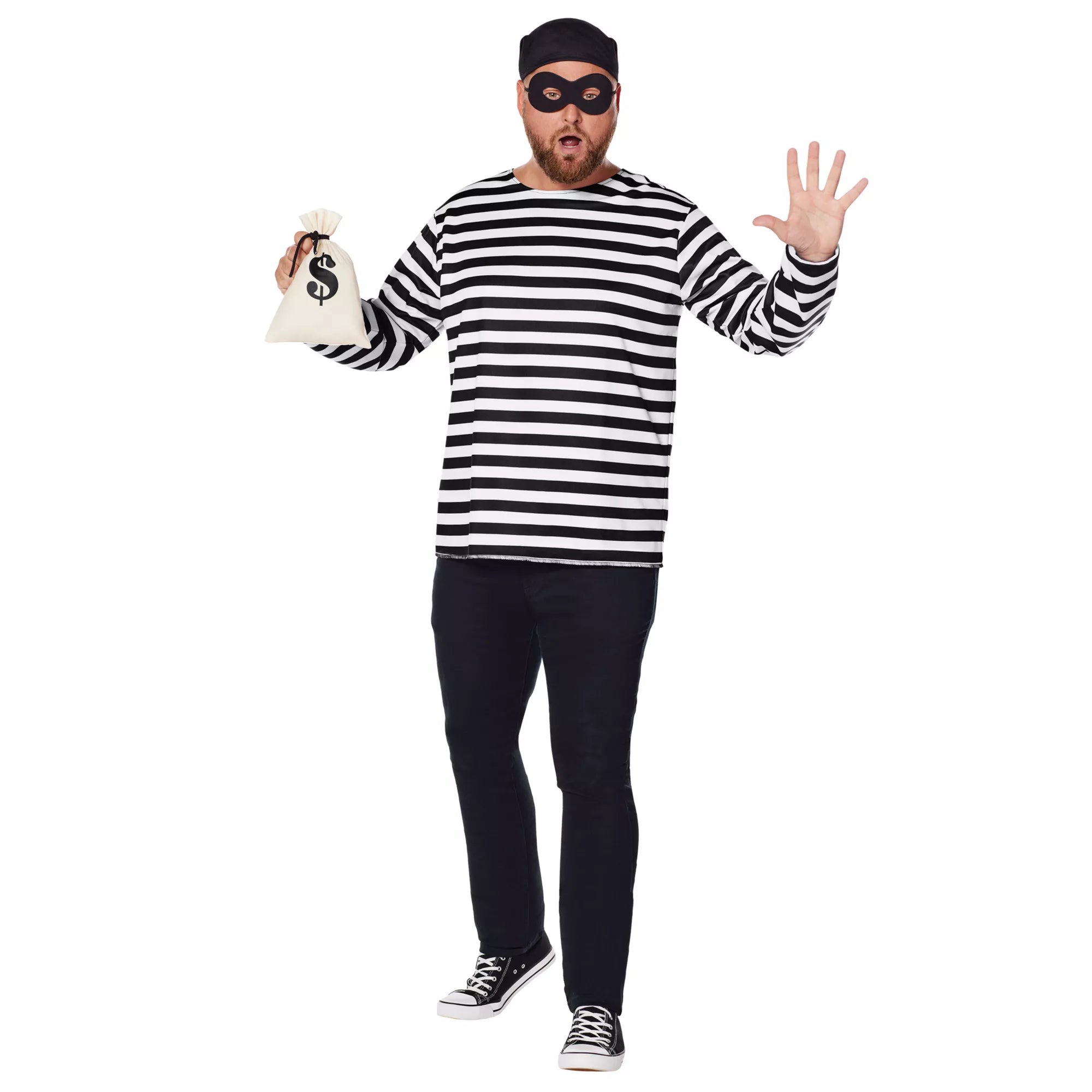 Adult Burglar Plus Size Costume