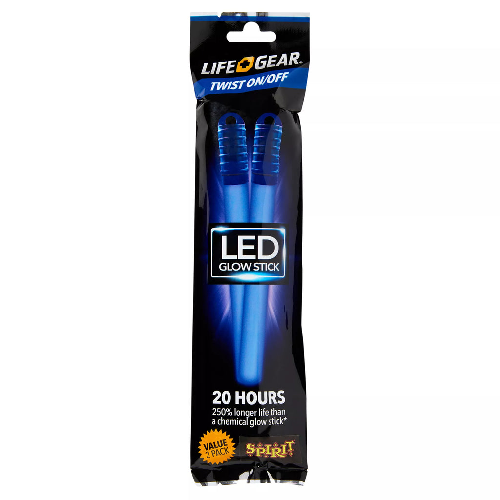 LED Glow Sticks - 2 Pack