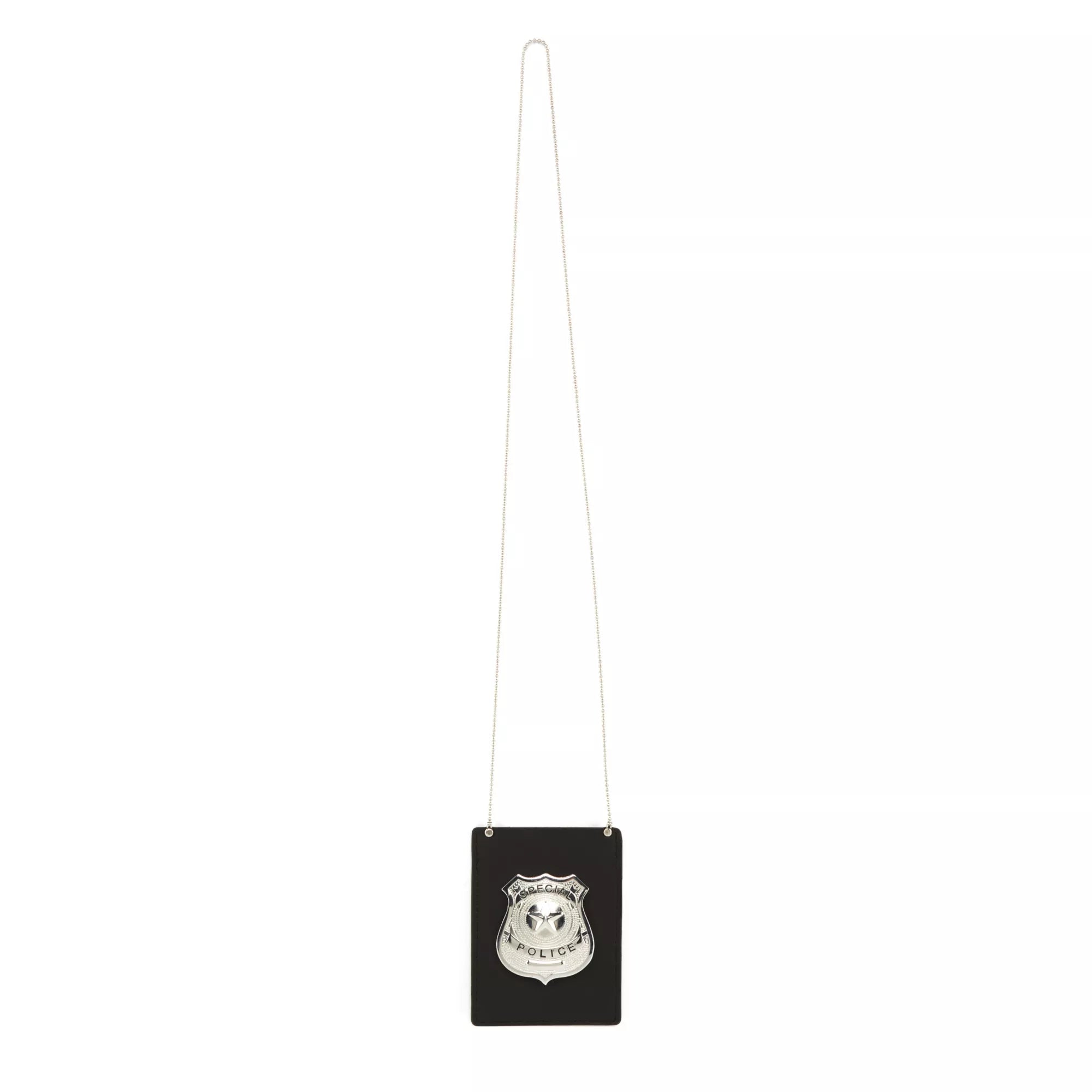 Cop Badge ID Necklace