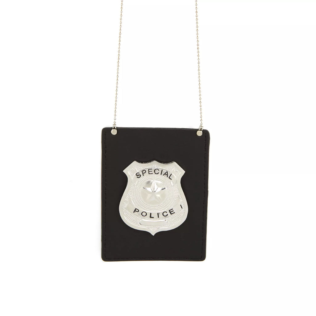 Cop Badge ID Necklace