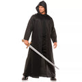 Adult Black Hooded Cloak