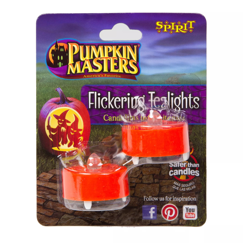 Flickering Pumpkin Tealights